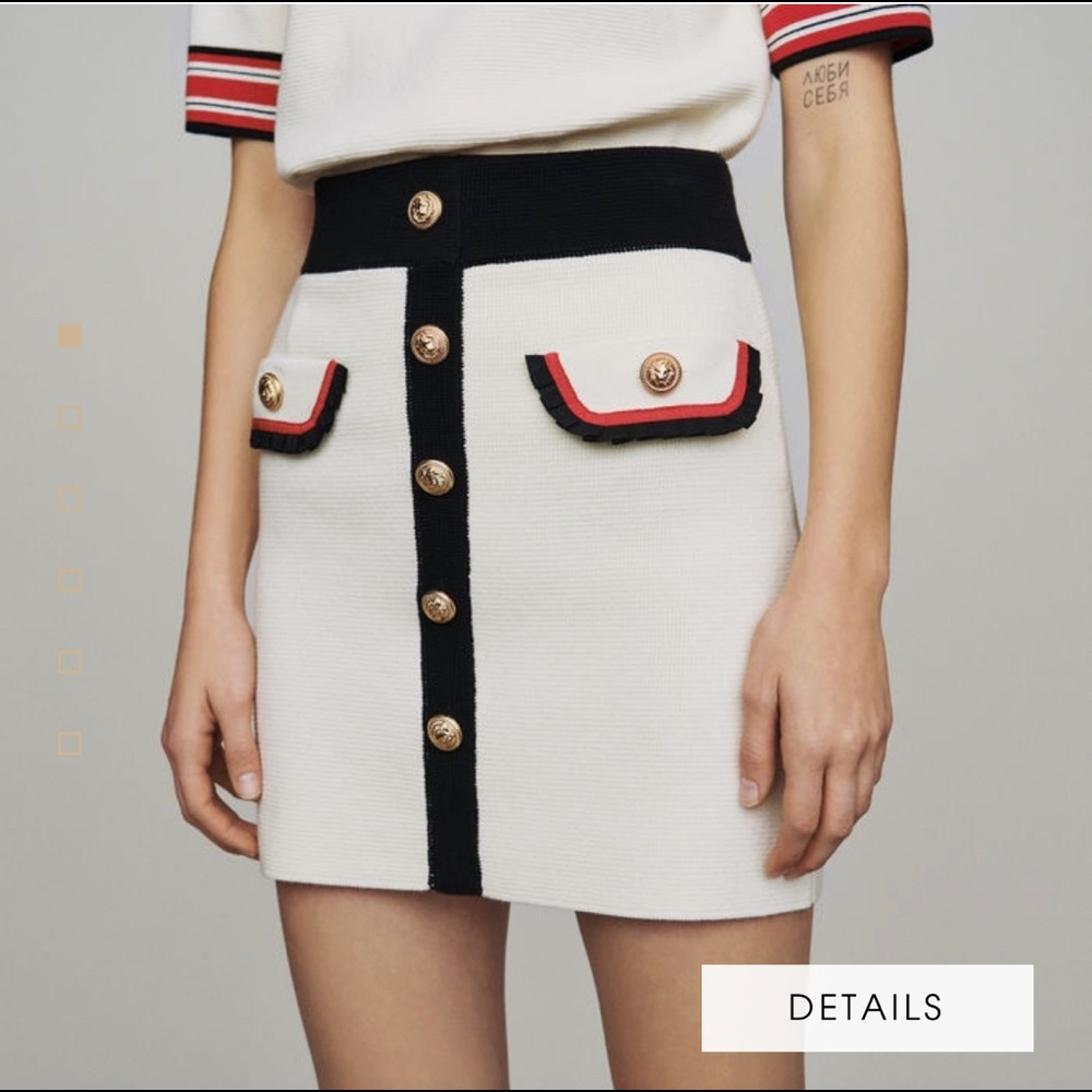 MAJE jerome short SKIRT